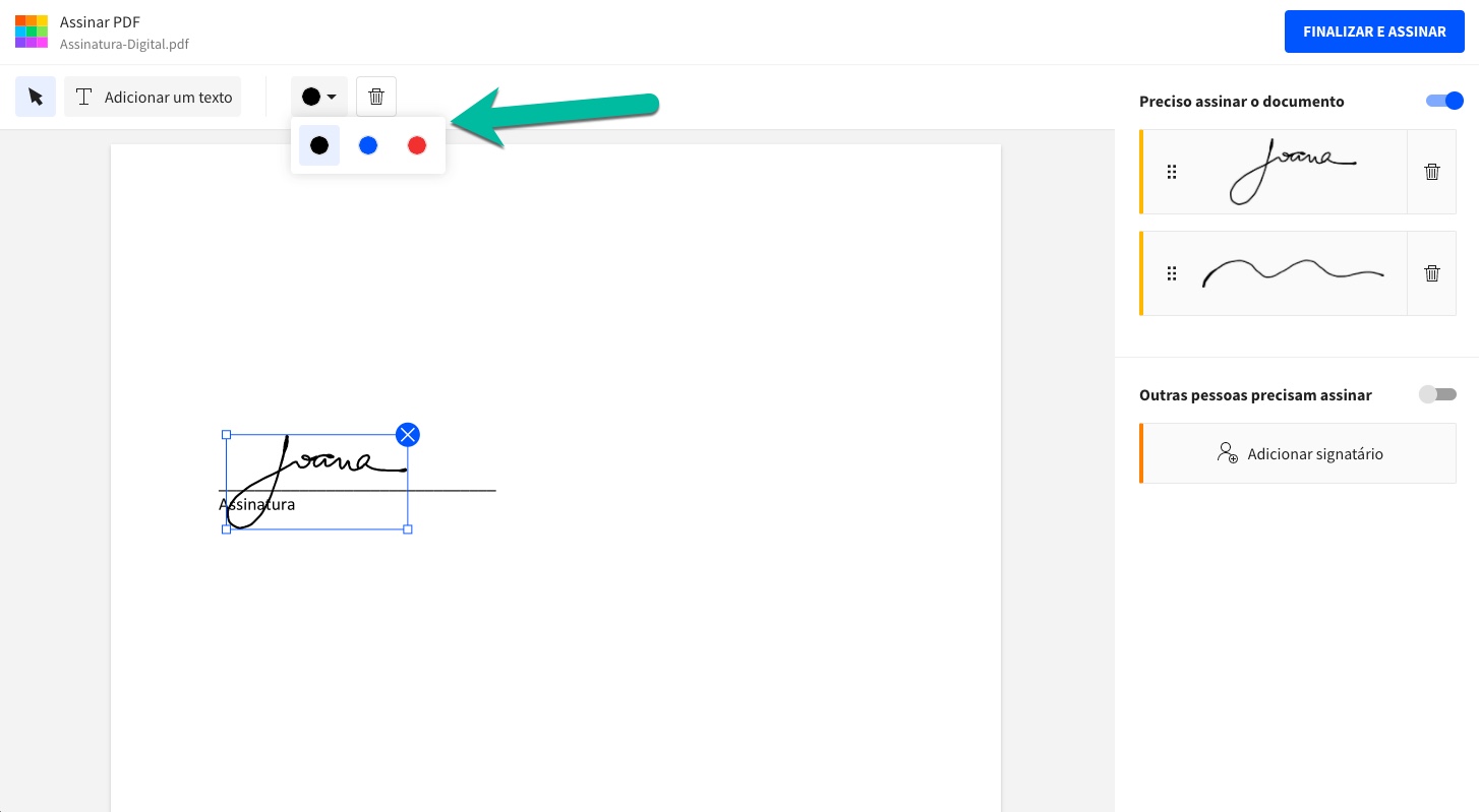 Caso de Uso: Contrato de Aluguel Assinado Digitalmente, Passo a Passo