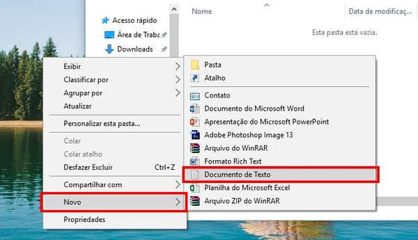 O Poder do Clique Direito: Criando Pastas com o Menu de Contexto na prática