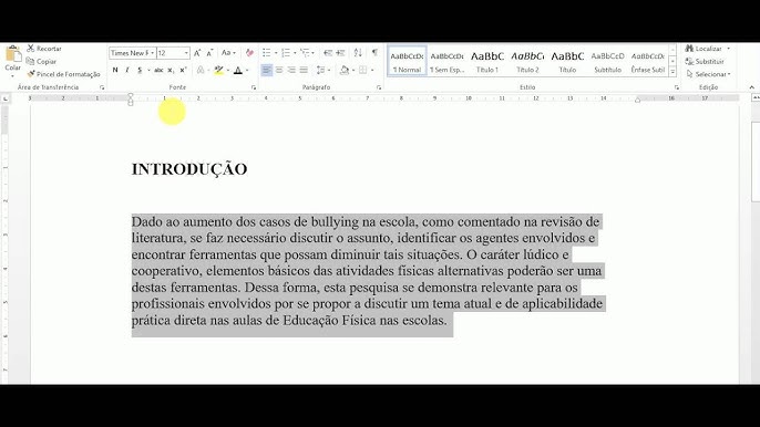 Formatando Textos para ABNT no Word: Guia Prático na prática