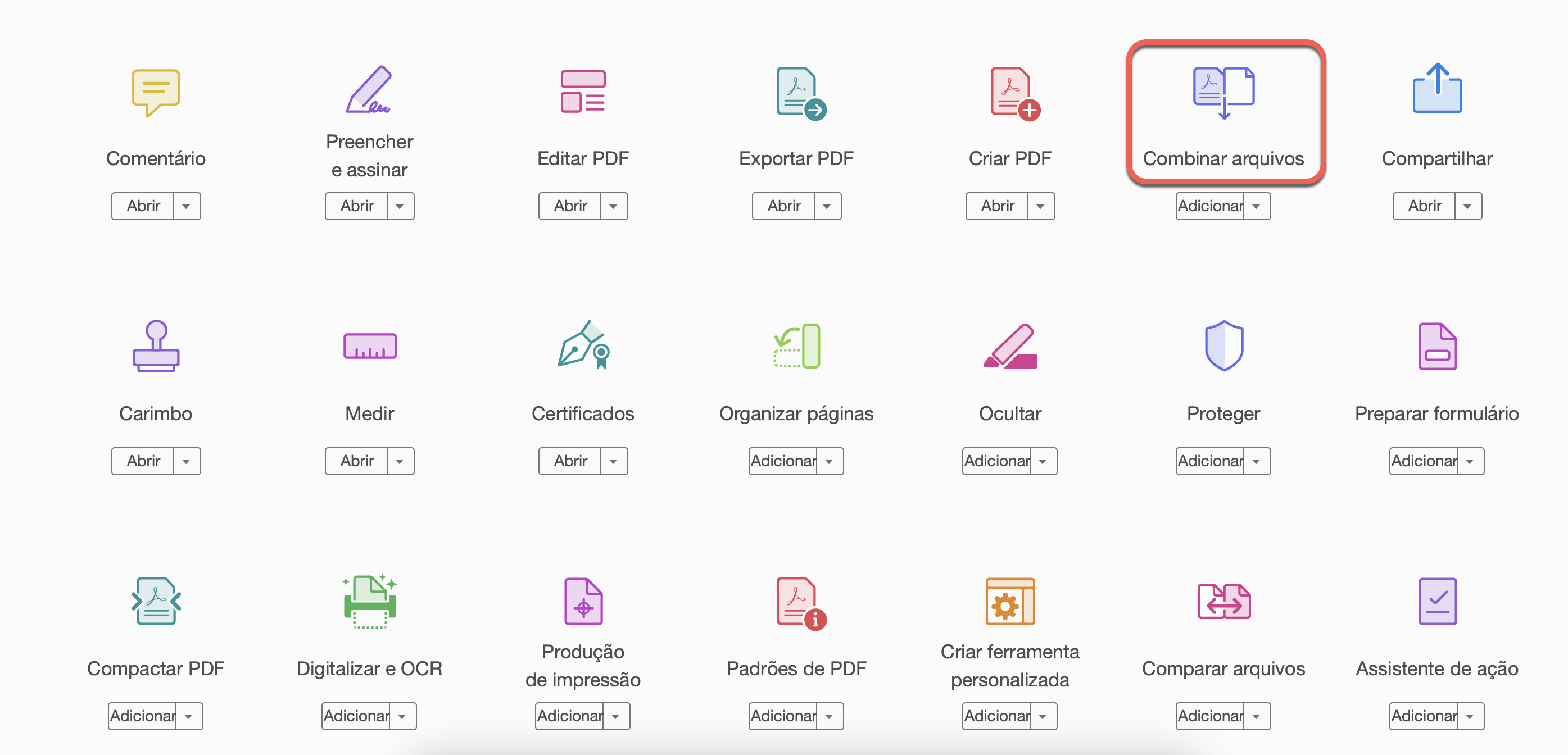 Passo a Passo: Unindo PDFs com Adobe Acrobat Online