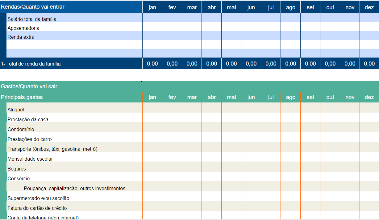 Passo 1: Criando Sua Planilha do Zero – O Layout Ideal