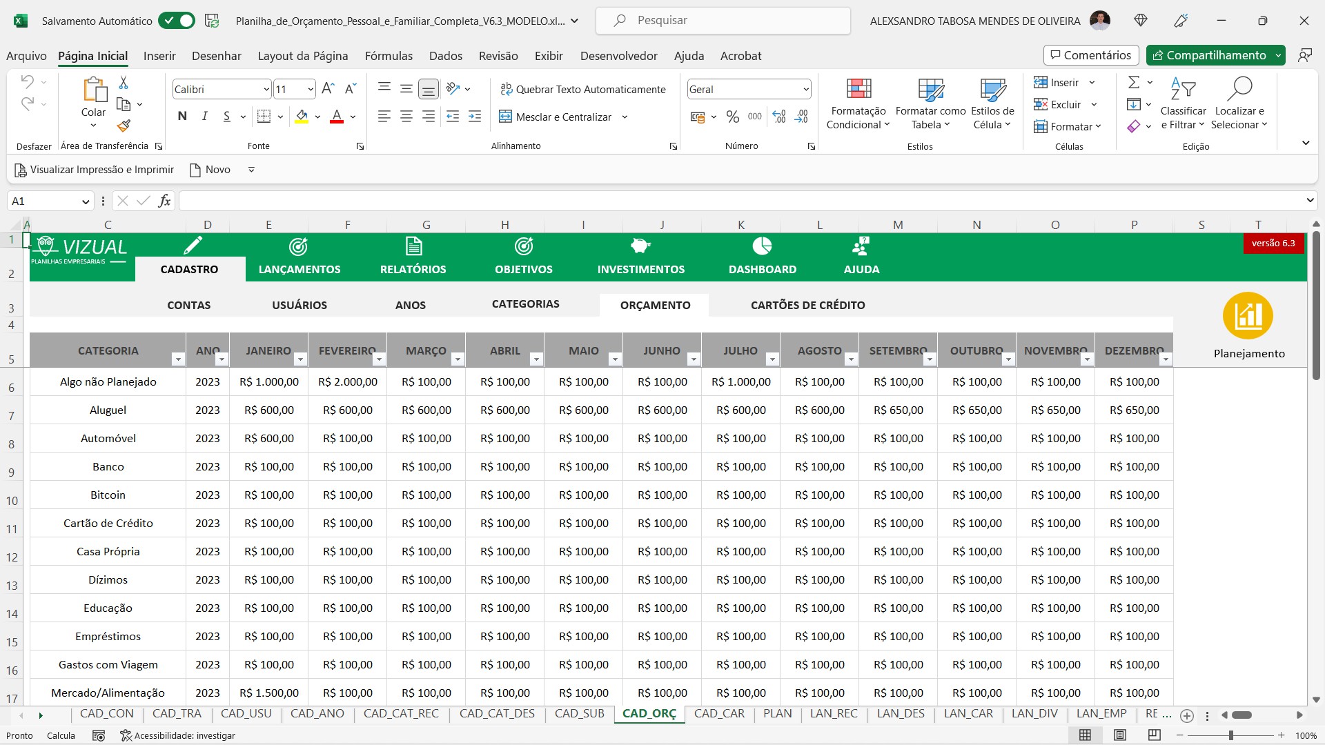 Idec: Planeje Seus Projetos de Longo Prazo Com Uma Ferramilha de Orçamento na prática