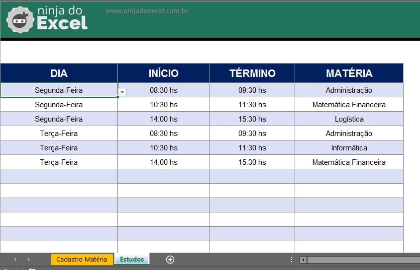Planilha + Técnica Pomodoro: Foco Total Nos Estudos