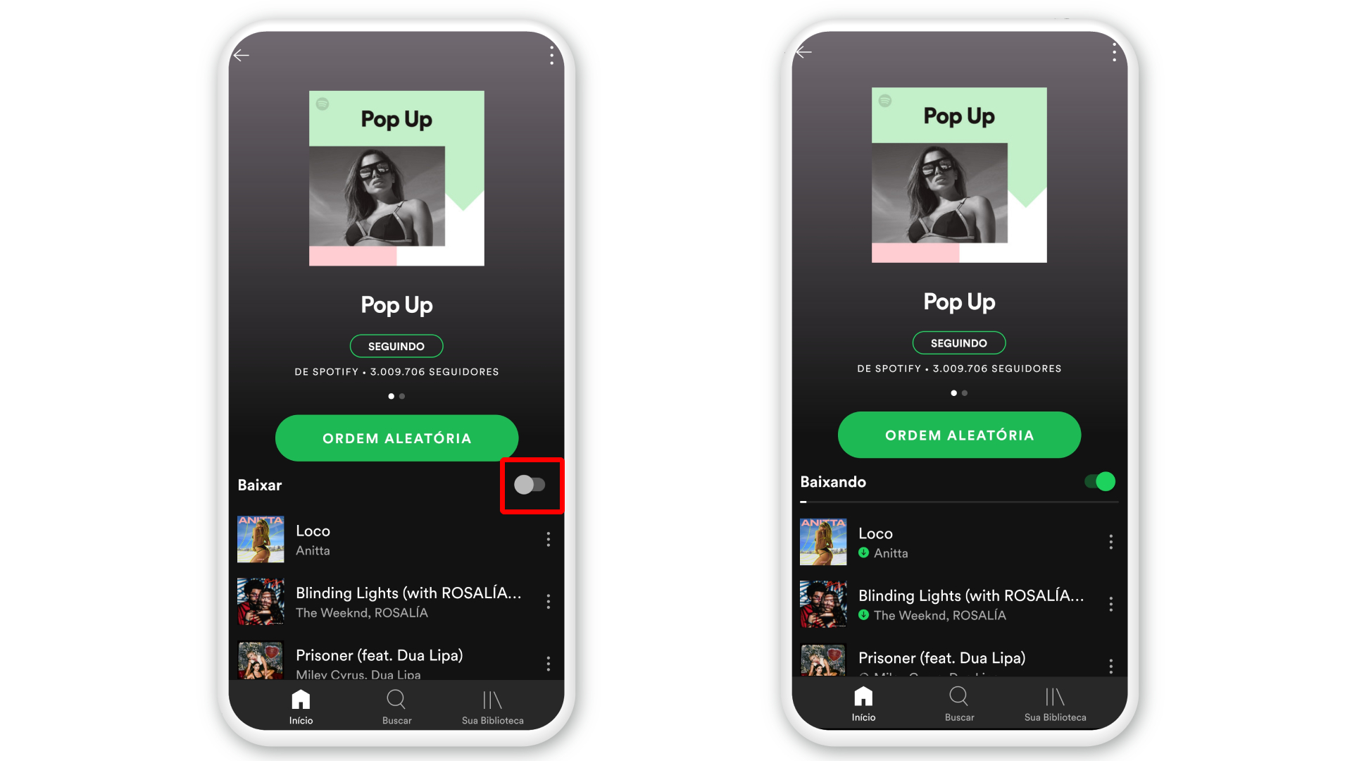 Como liberar espaço no celular com downloads do Spotify