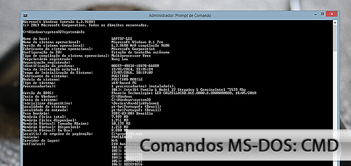comandos basicos do cmd