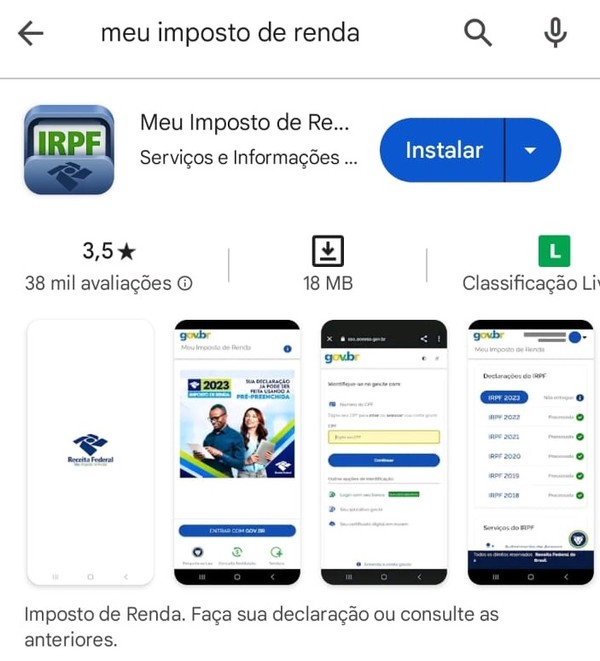 como baixar o programa do irpf