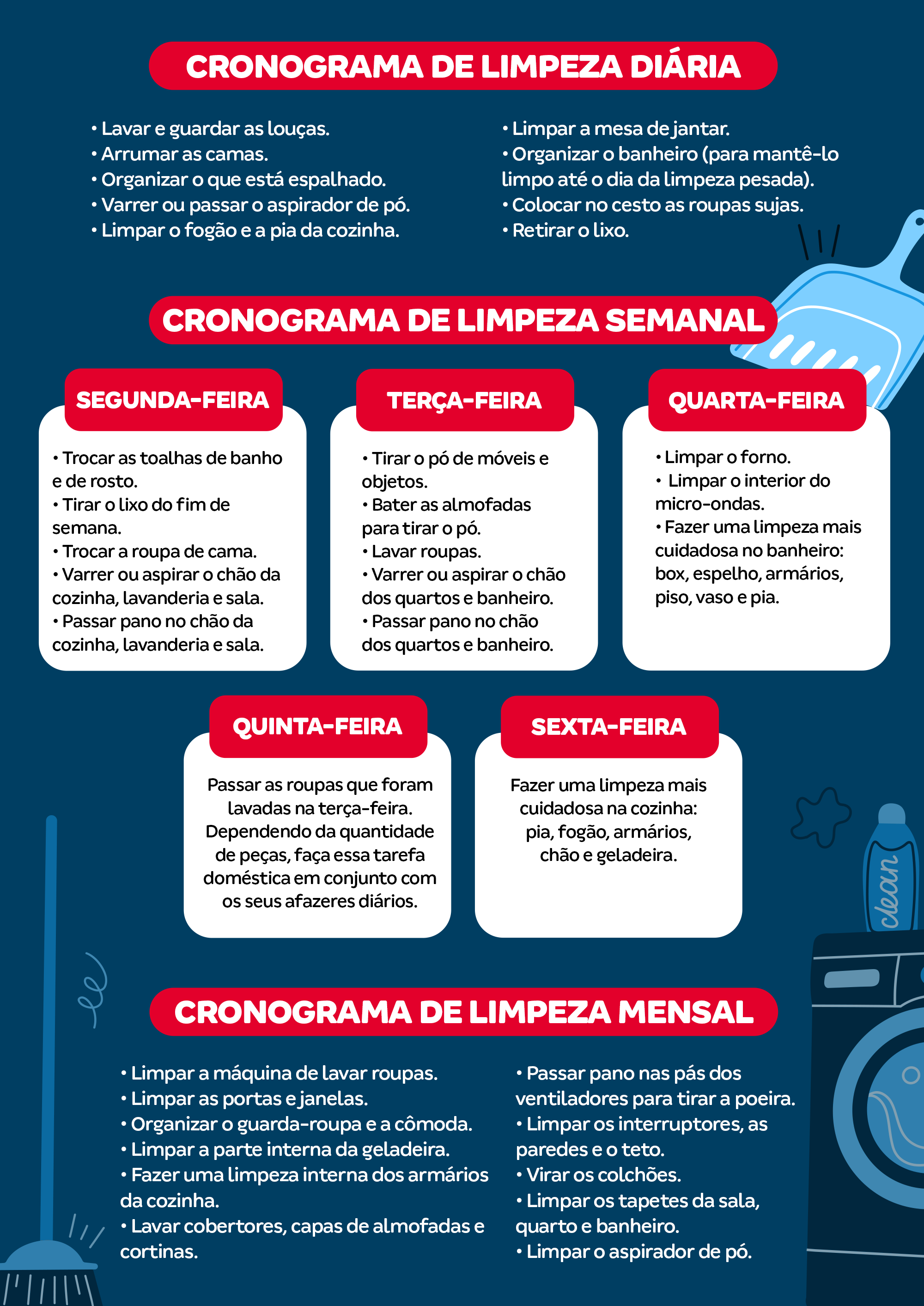 Como Criar um Cronograma de Limpeza Eficaz