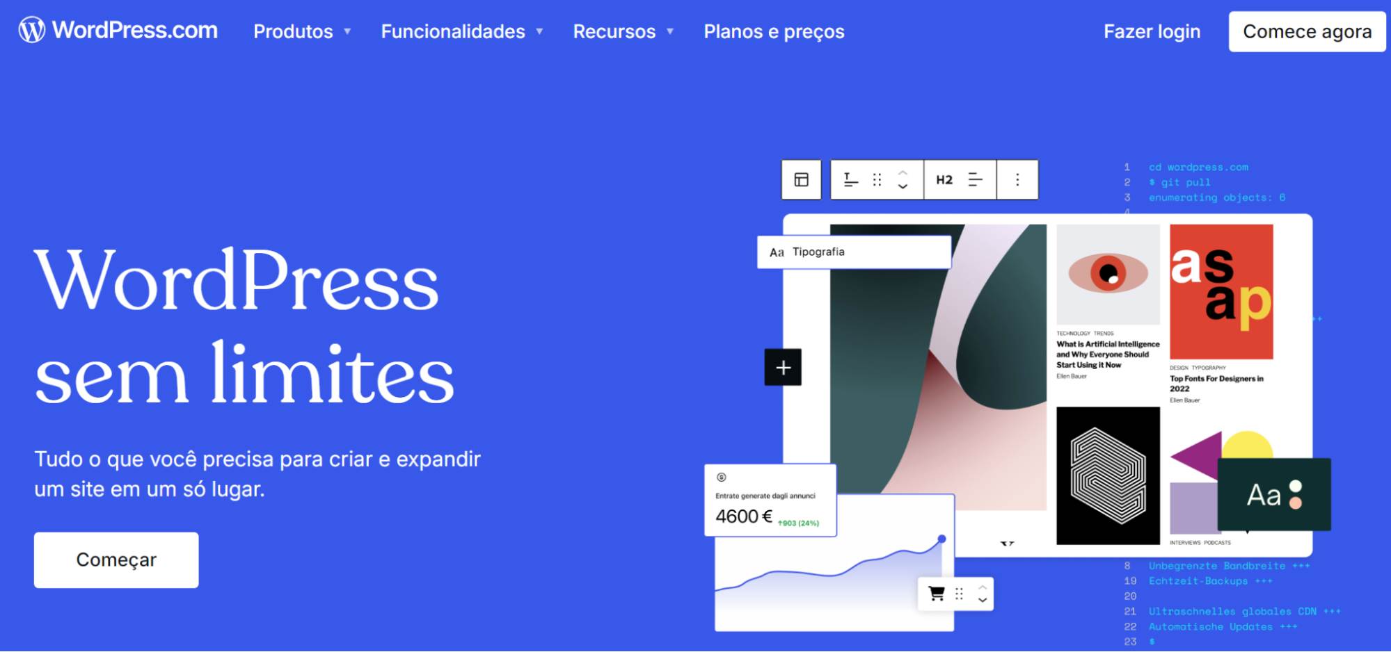 como criar um blog gratuito