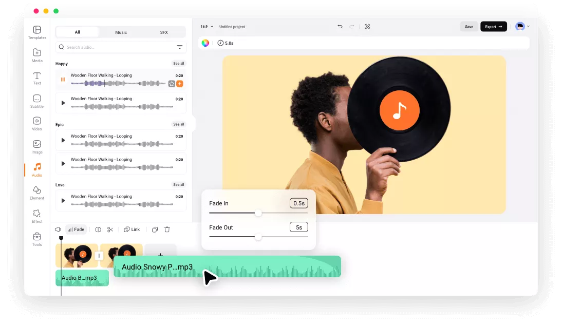 como editar um audio simples online