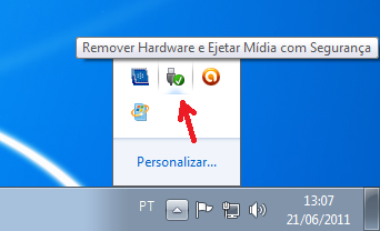 O que acontece se você não ejetar o pendrive?