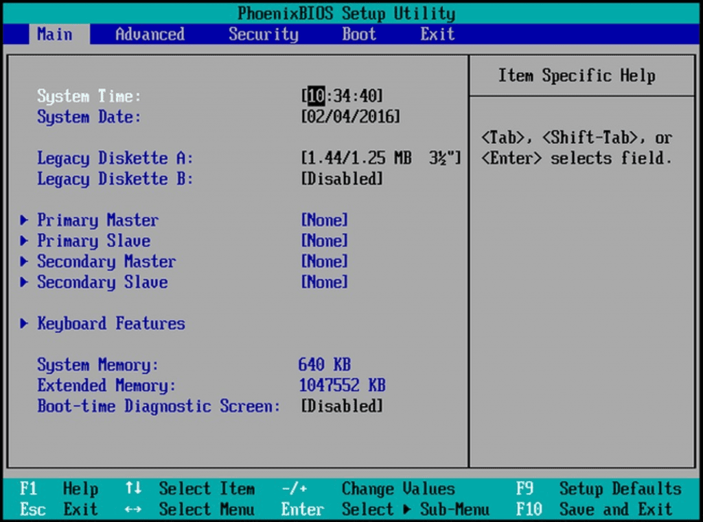 como entrar na bios do pc