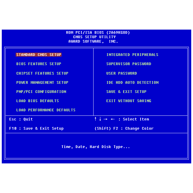 como entrar na bios do pc