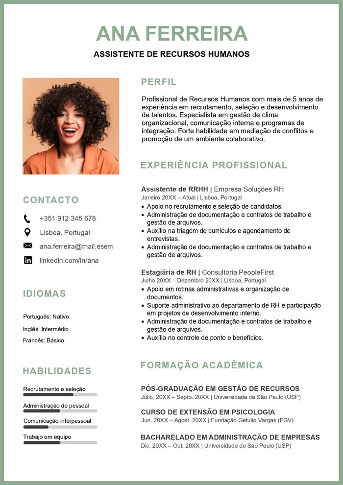 como fazer currículo em pdf