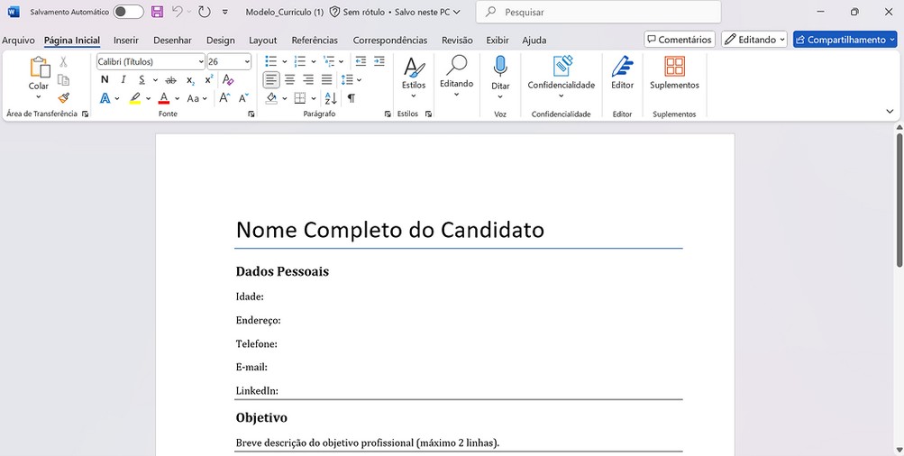 5 Dicas para um Currículo Impactante