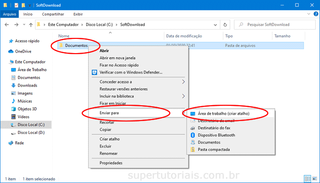 Criando atalhos para programas no Windows