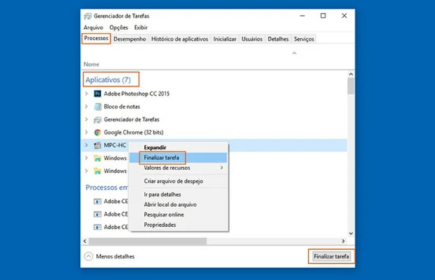 Gerenciamento de processos no Windows: um guia para iniciantes