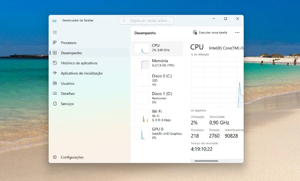 como gerenciar tarefas no windows