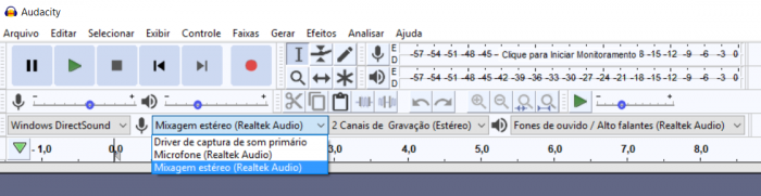 como gravar um audio no pc