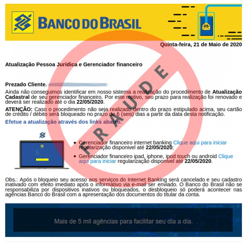 Diferenças entre phishing