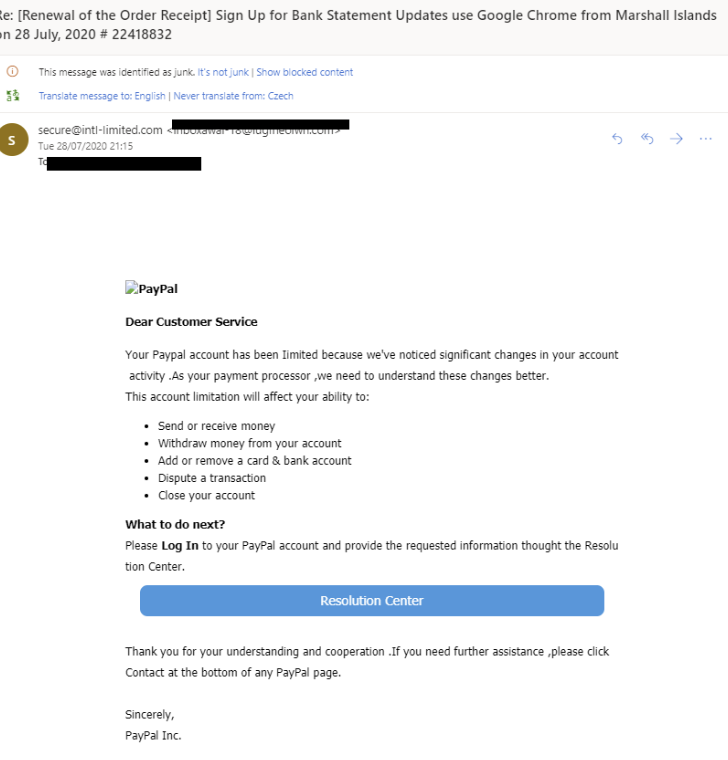 como identificar e-mails falsos de bancos