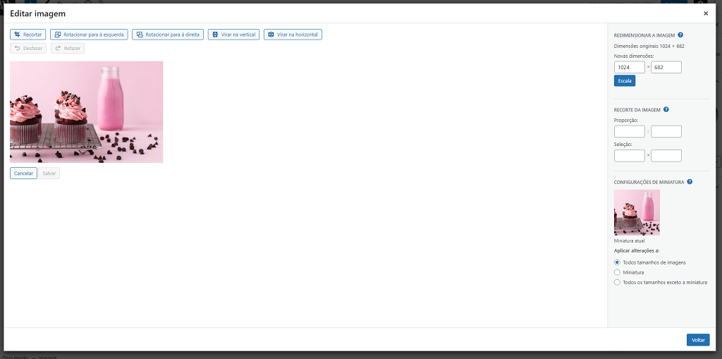 como inserir imagens no wordpress