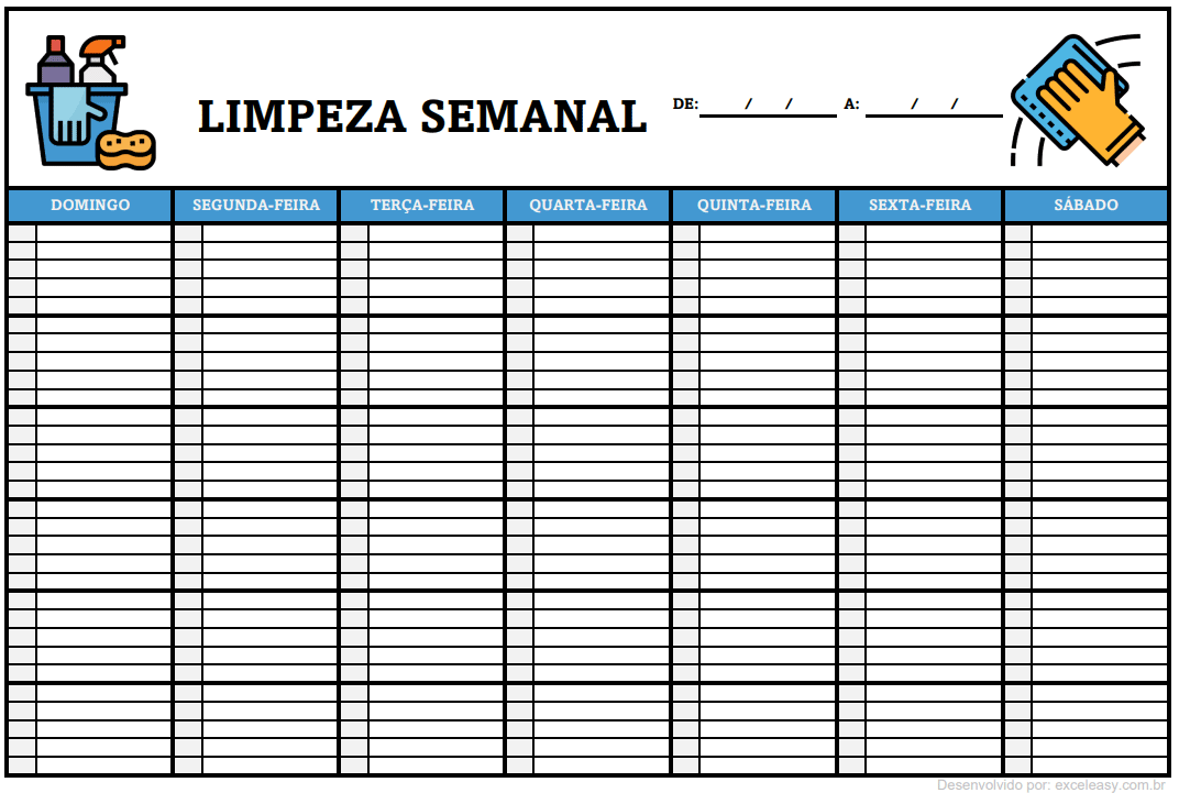 Como criar um checklist de limpeza no Google Sheets