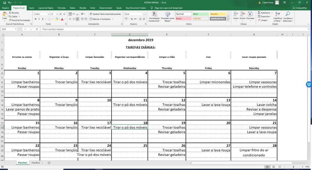Dicas para otimizar sua rotina de limpeza semanal