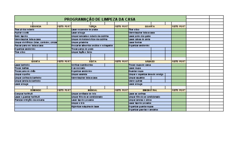 Como usar a validação de dados no Excel para status de limpeza
