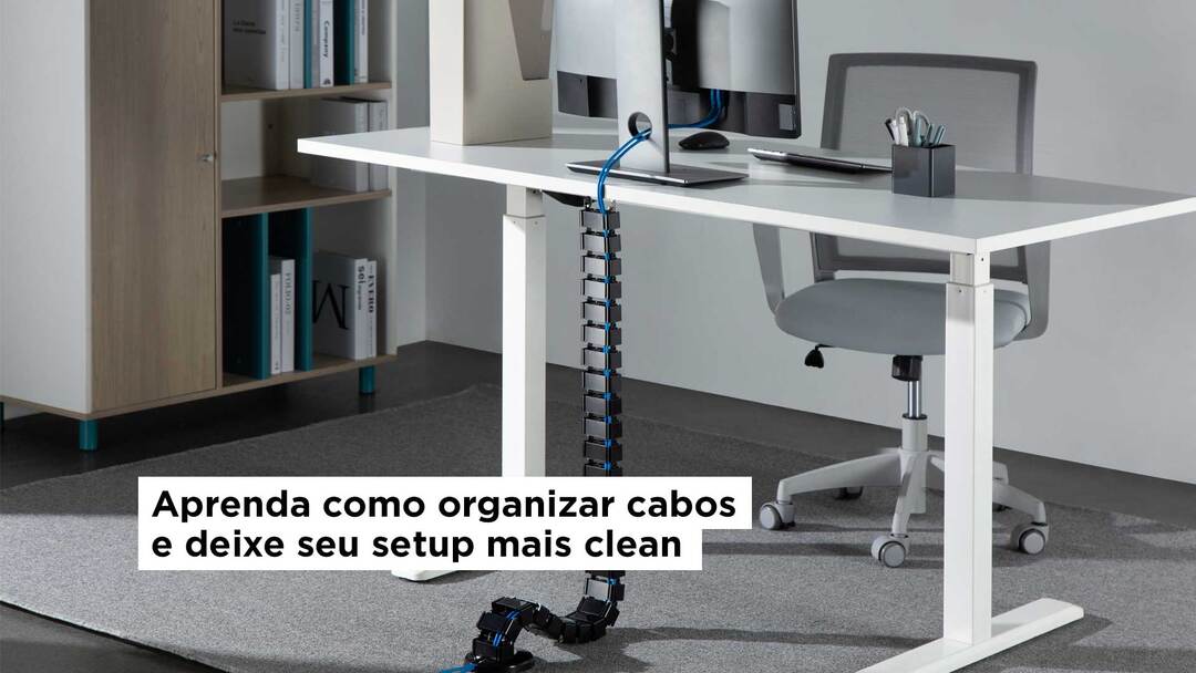 Guia Completo: Como Esconder Cabos do PC sem Furar a Mesa