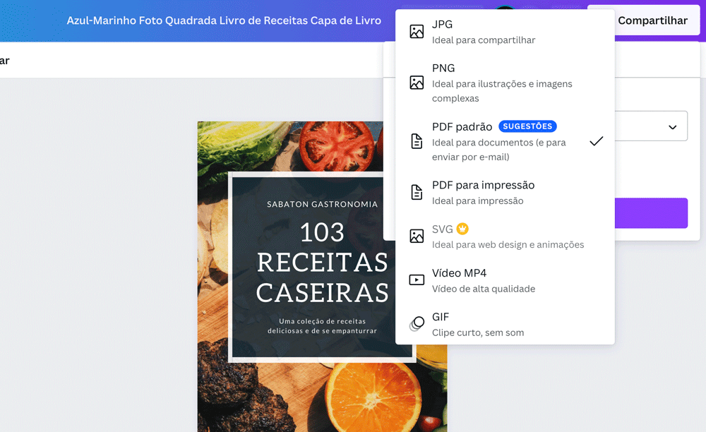 como organizar receitas culinarias no computador