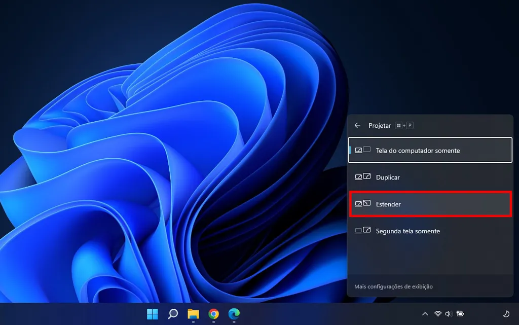 como projetar a tela do notebook na tv