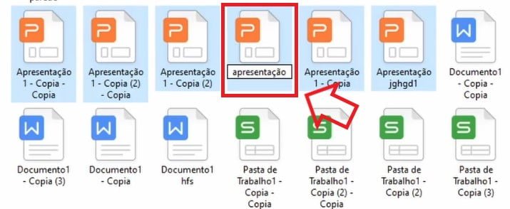 como renomear varios arquivos ao mesmo tempo