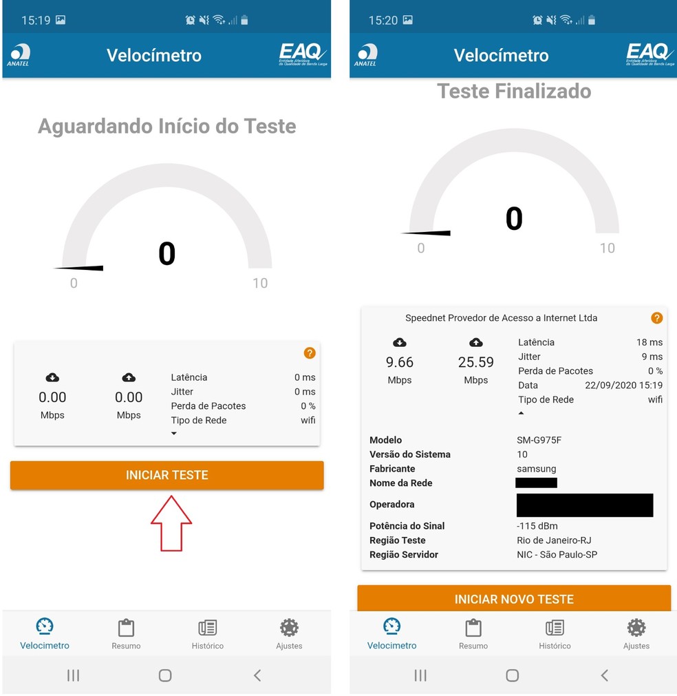 Diferença entre download e upload