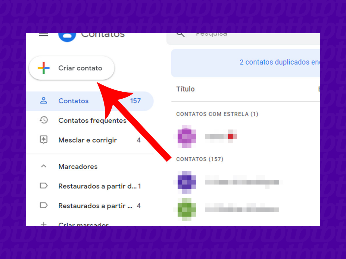 como salvar contatos no google contatos