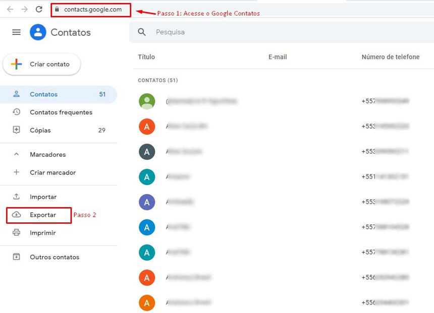 Diferenças: Salvar Contatos no Celular vs. na Conta Google