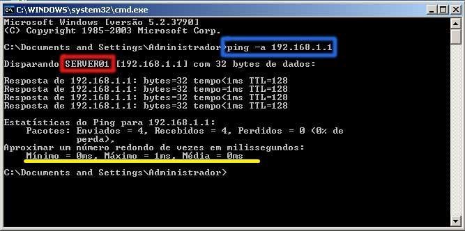 como testar a velocidade do ping da internet