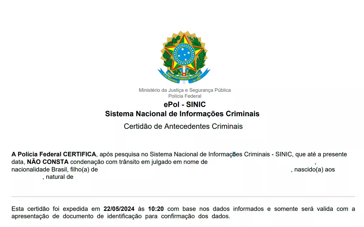 O que fazer se houver pendência nos Antecedentes Criminais?