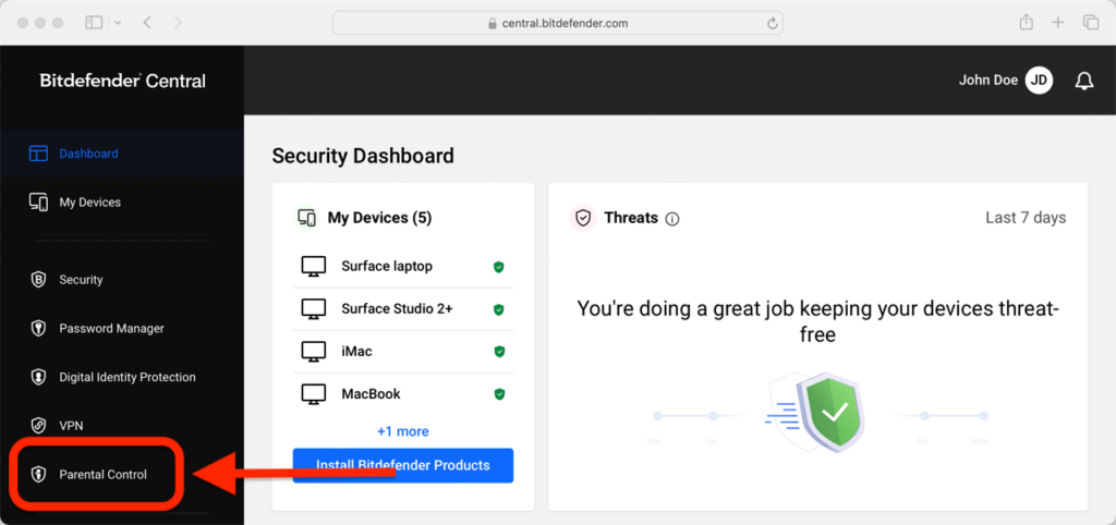 Alternativas ao Microsoft Family Safety para controle parental