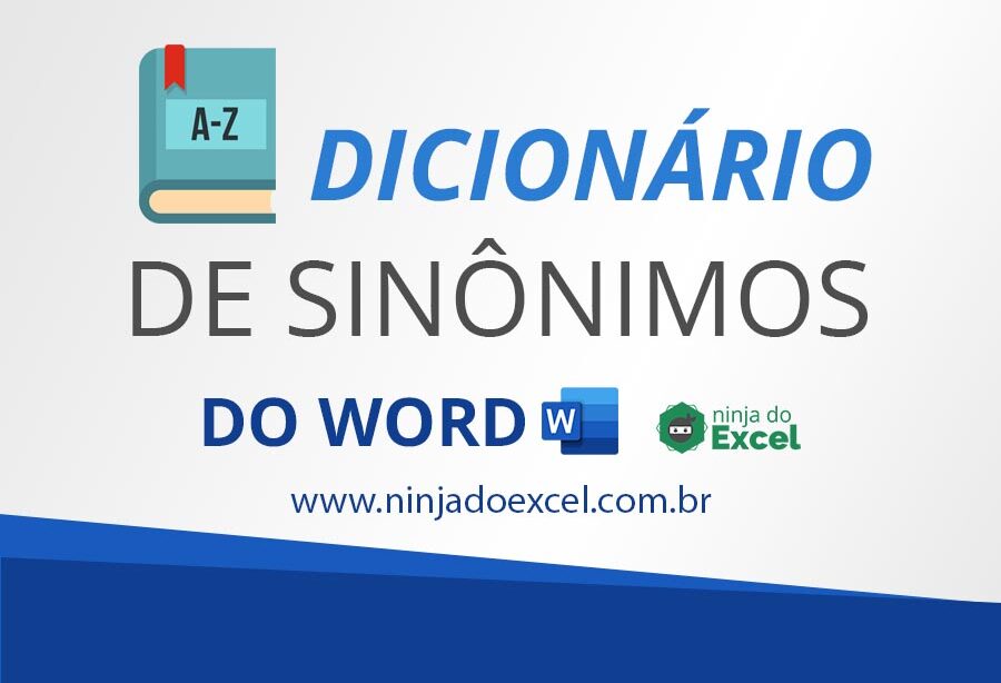como usar o dicionario de sinonimos do word