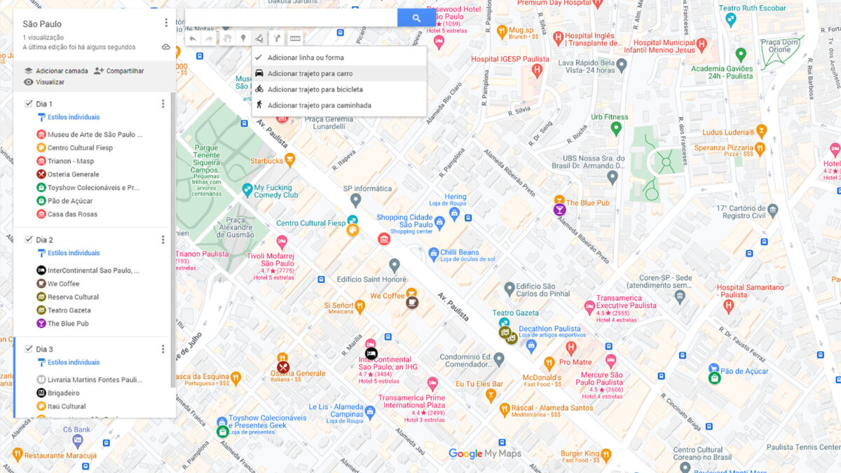 Guia completo para traçar rotas no Google Maps pelo computador