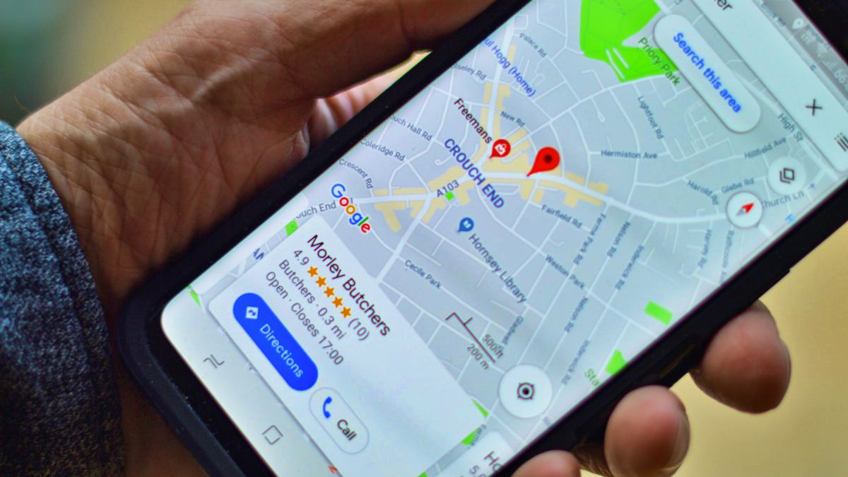 Envie locais do Google Maps do PC para o seu celular