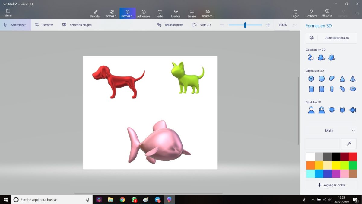 Exportando seus projetos do Paint 3D para outros softwares de modelagem