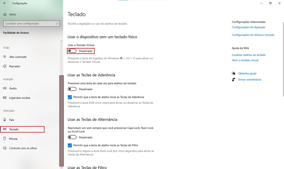 Guia Completo do Teclado de Acessibilidade no Mac