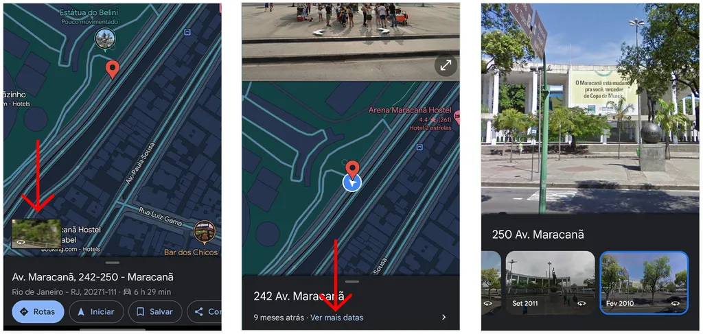 como ver a rua pelo google street view