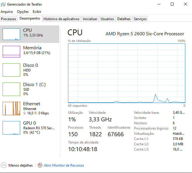 como ver o tempo de uso no computador