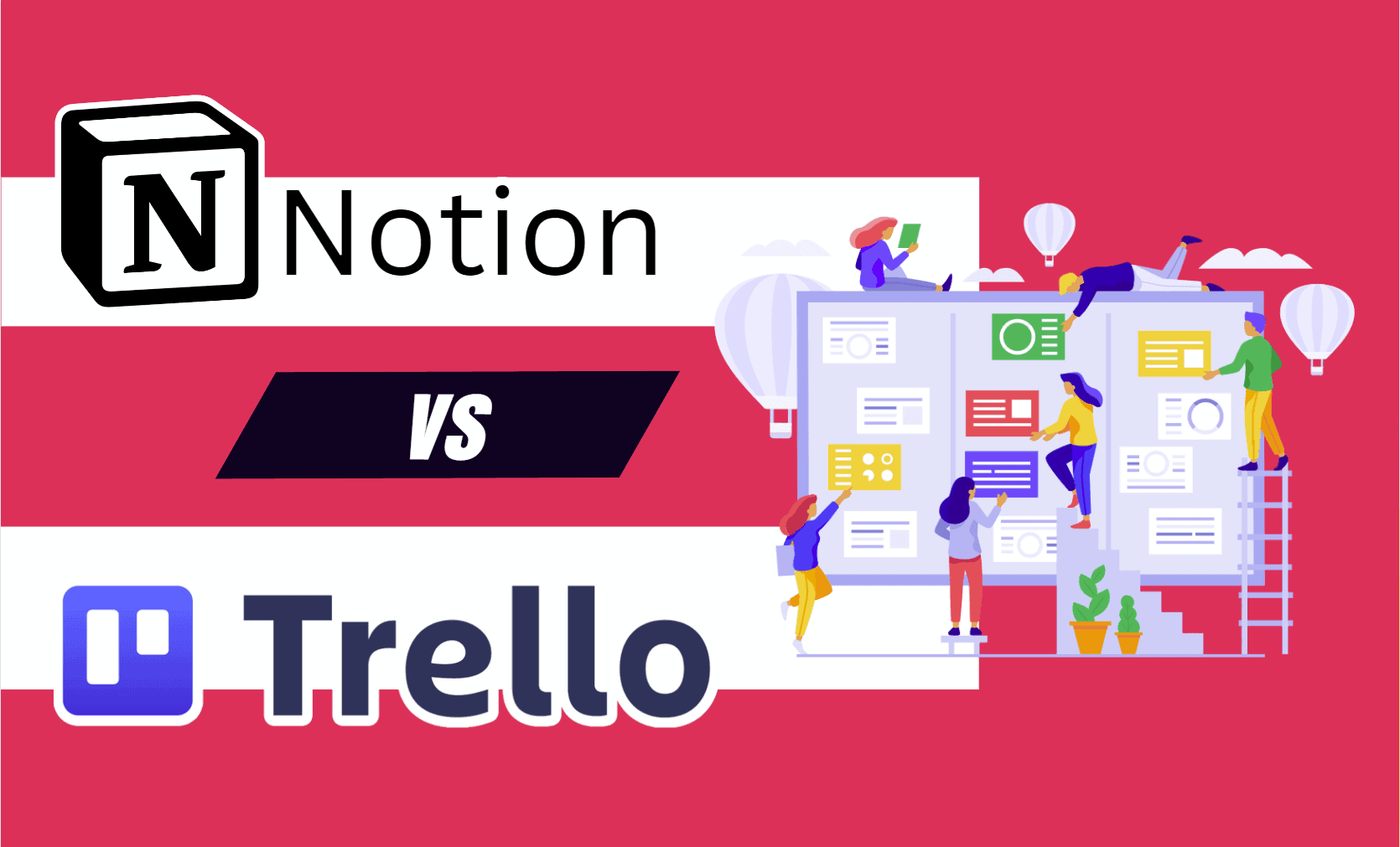 diferença entre trello e notion