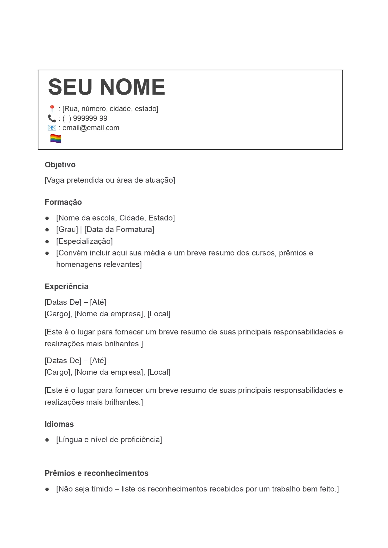 Currículo para estudantes: O que destacar sem experiência