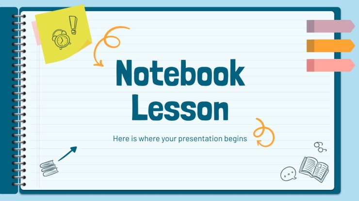 notebook para apresentações de slides