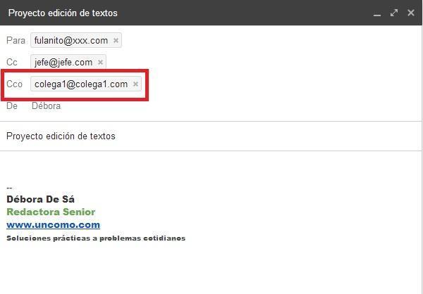 Como Configurar CCO Automaticamente em Clientes de E-mail (Gmail