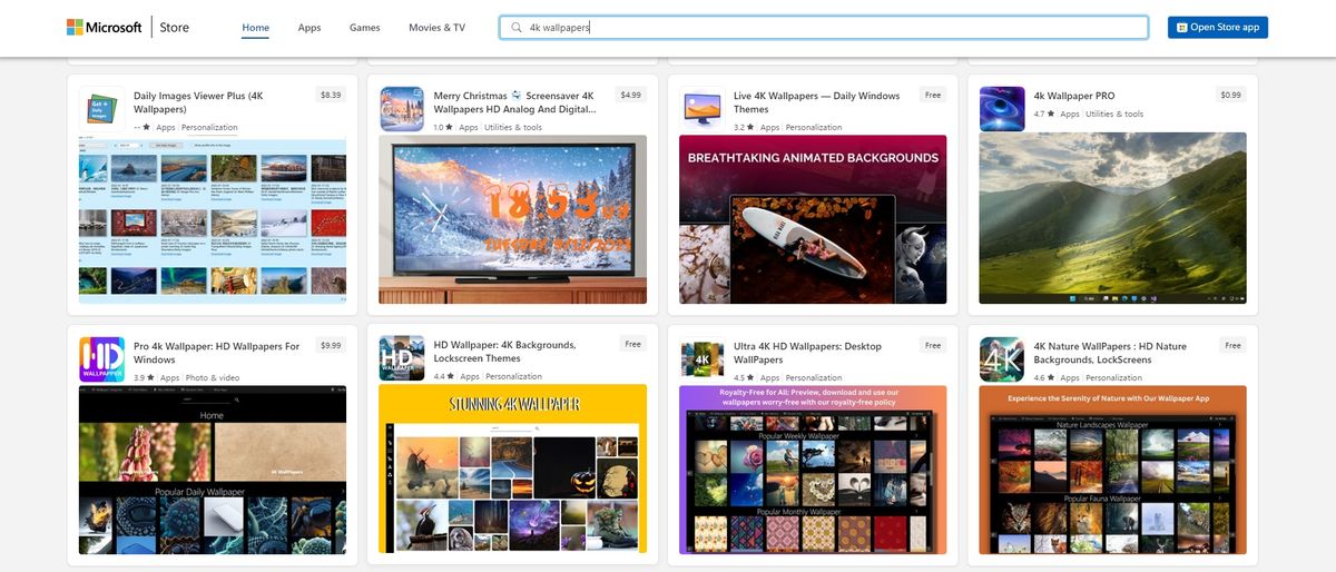 onde encontrar wallpapers em 4k